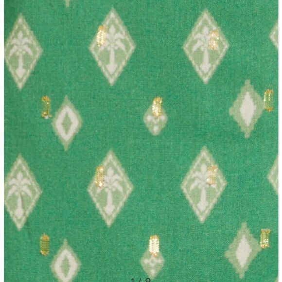 Johanna Ortiz Merecumbé Okeanos Tile Print Halter Top size 8 $1047 - Picture 8 of 14